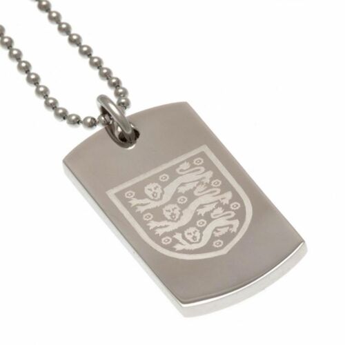 England FA Engraved Dog Tag & Chain-91976