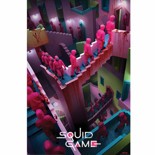 Squid Game Poster Crazy Stairs 104-TM-00033