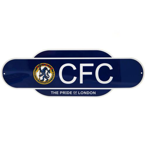 Chelsea FC Colour Retro Sign-TM-00396