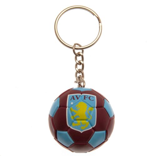 Aston Villa FC Football Keyring-TM-00857