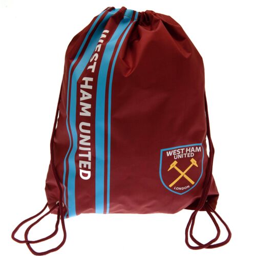 West Ham United FC Stripe Gym Bag-TM-00875
