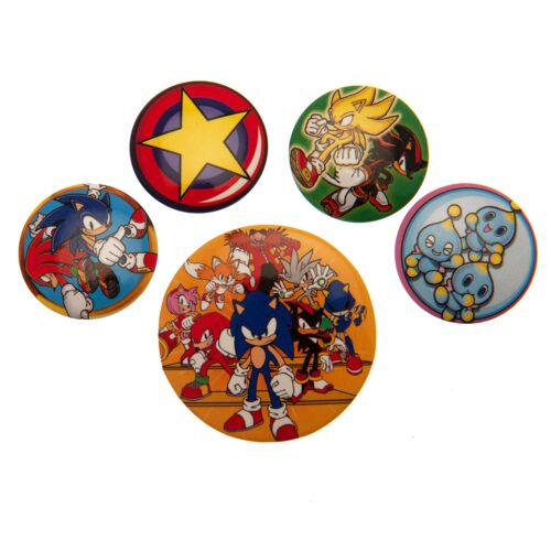 Sonic The Hedgehog Button Badge Set-TM-00910
