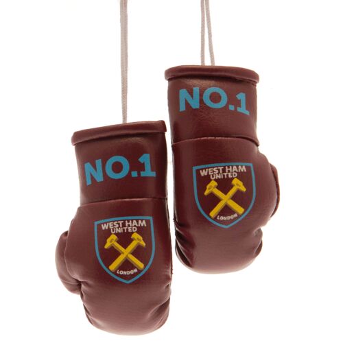 West Ham United FC Mini Boxing Gloves-TM-01550
