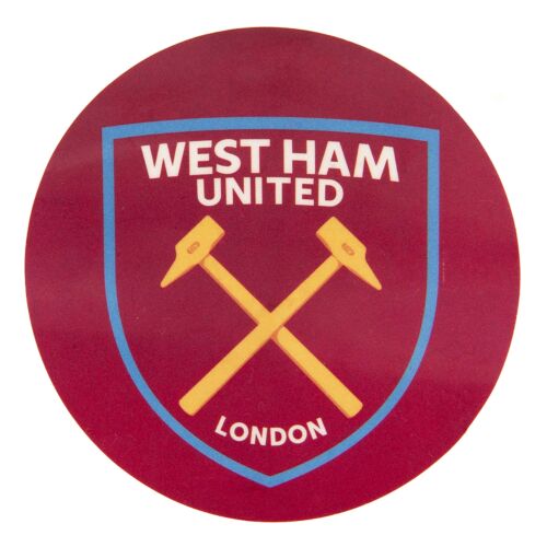 West Ham United FC Crest Car Sticker-TM-01588