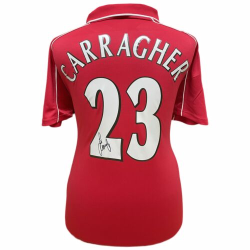 Liverpool FC 2000 Carragher Signed Shirt-TM-01630