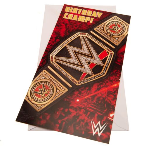 WWE Birthday Card Title Belt-TM-01829
