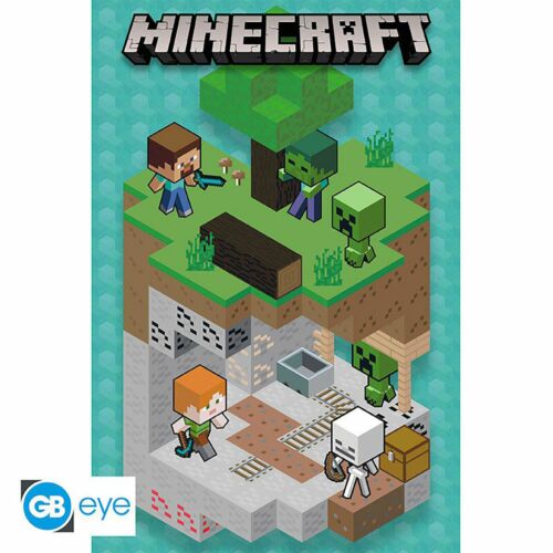 Minecraft Poster Into The Mine 170-TM-03188