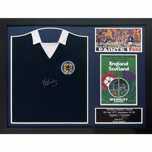 Scottish FA 1978 Dalglish Signed Shirt (Framed)-TM-03206