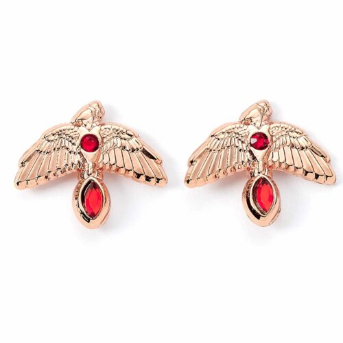 Harry Potter Rose Gold Plated Earrings Fawkes-TM-03232