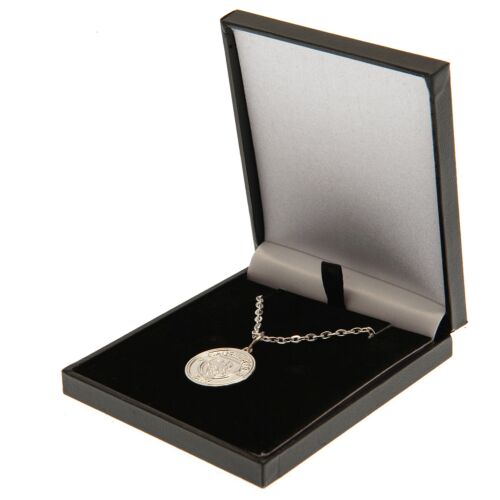 Manchester City FC Silver Plated Boxed Pendant-TM-03614