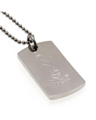 Tottenham Hotspur FC Engraved Dog Tag & Chain Maznun Football
