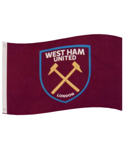 West Ham United FC Core Crest Flag Maznun Football