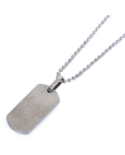 Chelsea FC Matt Finish Dog Tag & Chain Maznun Football