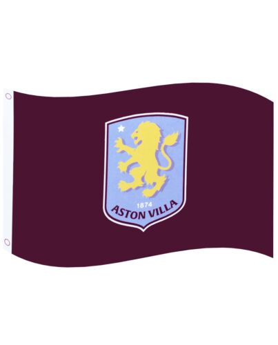 Aston Villa FC Core Crest Flag Maznun Football