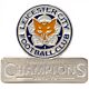 Leicester City FC Premier League Champions Badge-103081