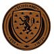 Scottish FA Antique Gold Crest Badge