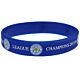 Leicester City FC Premier League Champions Silicone Wristband