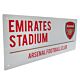 Arsenal FC Colour Crest Street Sign