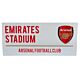 Arsenal FC Colour Crest Street Sign