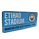 Manchester City FC Colour Street Sign