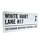 Tottenham Hotspur FC White Street Sign