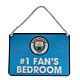 Manchester City FC Bedroom Sign No1 Fan