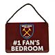 West Ham United FC Bedroom Sign No1 Fan