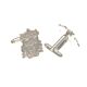 Liverpool FC Silver Plated Formed Crest Cufflinks-88360