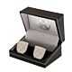 West Ham United FC Silver Plated Formed Cufflinks
