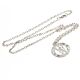 Chelsea FC Silver Plated Crest Pendant & Chain
