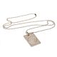 Manchester City FC Silver Plated Dog Tag & Chain