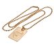 Arsenal FC Gold Plated Dog Tag & Chain
