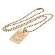 Liverpool FC Gold Plated Dog Tag & Chain