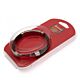 Arsenal FC Silver Inlay Silicone Bracelet-102005