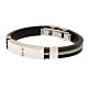 Tottenham Hotspur FC Silver Inlay Silicone Bracelet-102011