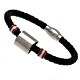 Liverpool FC Colour Ring Leather Bracelet-65990