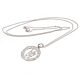 Chelsea FC Sterling Silver Crest Pendant & Chain