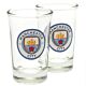 Manchester City FC 2pk Shot Glass Set