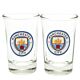 Manchester City FC 2pk Shot Glass Set