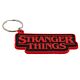 Stranger Things Logo PVC Keyring