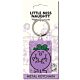 Little Miss Naughty Metal Keyring
