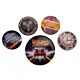 Back To The Future Button Badge Set