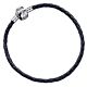 Harry Potter Leather Charm Bracelet Black XS