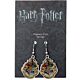 Harry Potter Silver Plated Hogwarts Crest Hook Earrings