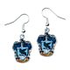 Harry Potter Silver Plated Ravenclaw Hook Earrings-153384