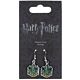 Harry Potter Silver Plated Slytherin Hook Earrings
