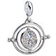 Harry Potter Sterling Silver Time Turner Crystal Charm