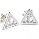 Harry Potter Sterling Silver Deathly Hallows Stud Earrings