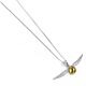 Harry Potter Sterling Silver Golden Snitch Crystal Necklace
