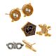 Harry Potter Gold Plated Stud Earring Set
